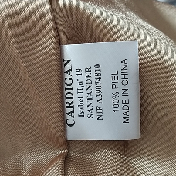 CARDIGAN Suede (Piel) Zippered Jacket 60 EU - Picture 9 of 11